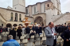 Massimo Bertoldo fonico evento Incontro Papa ad Assisi 2013 _3
